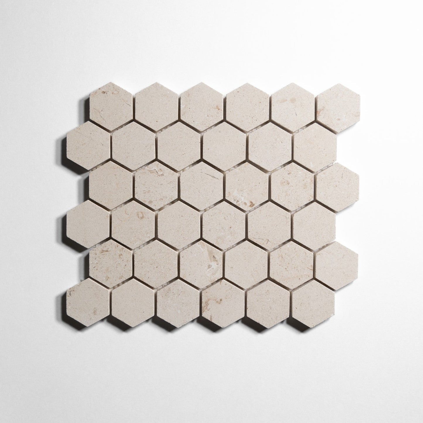 Crema 2" Hexagon Tile