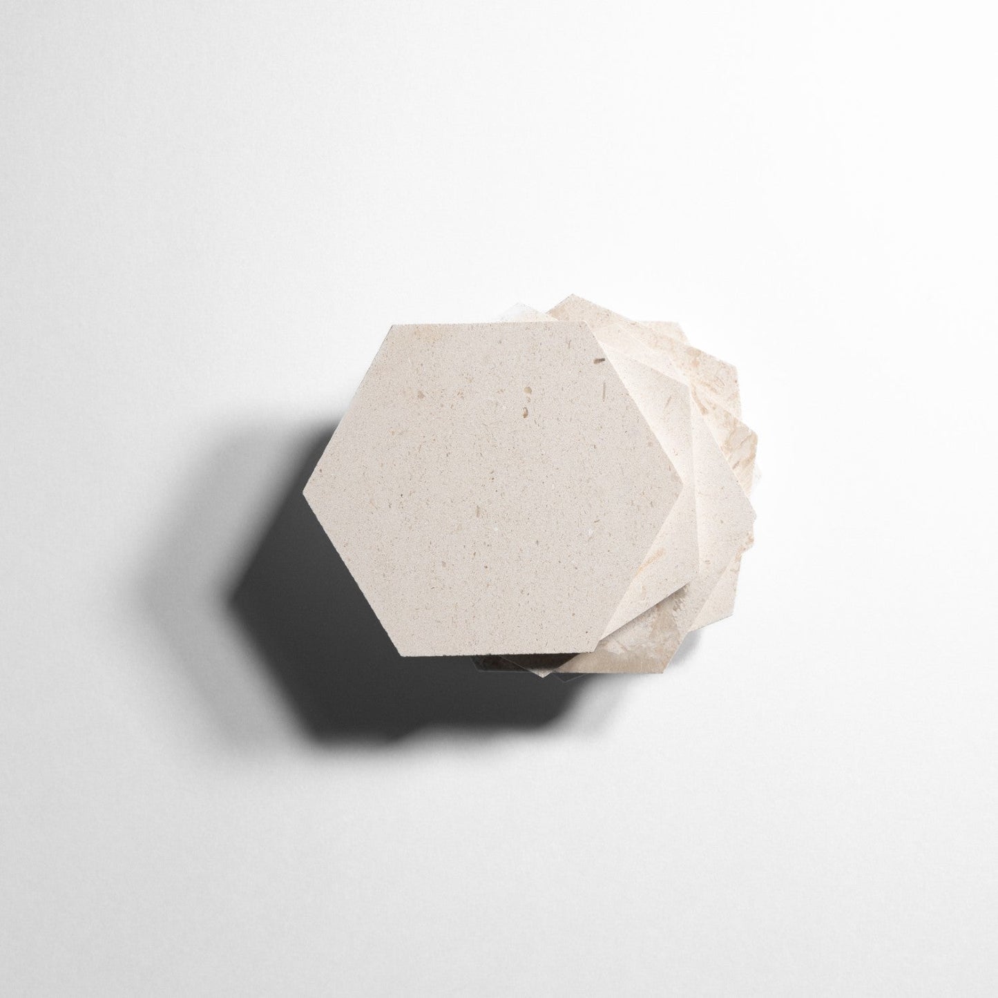 Crema 5" Hexagon Tile