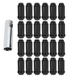 Method 12x1.5 Set of 24 Lug Nut Kit in Black