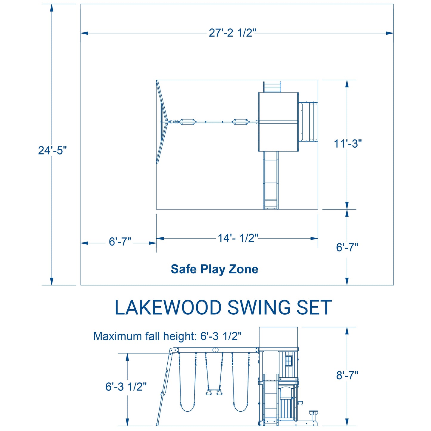 Lakewood Swing Set
