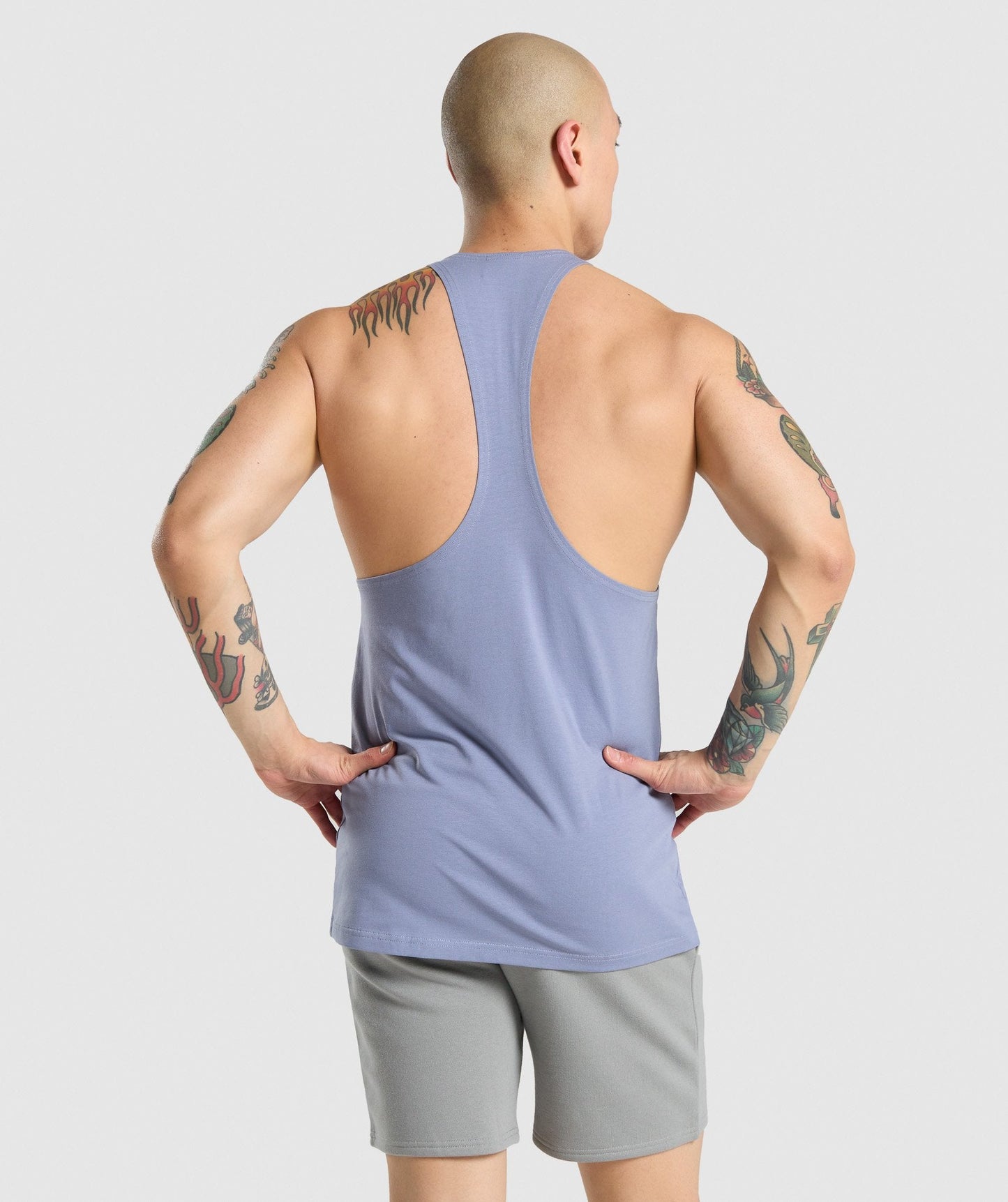 Gymshark Legacy Stringer -  Light Blue