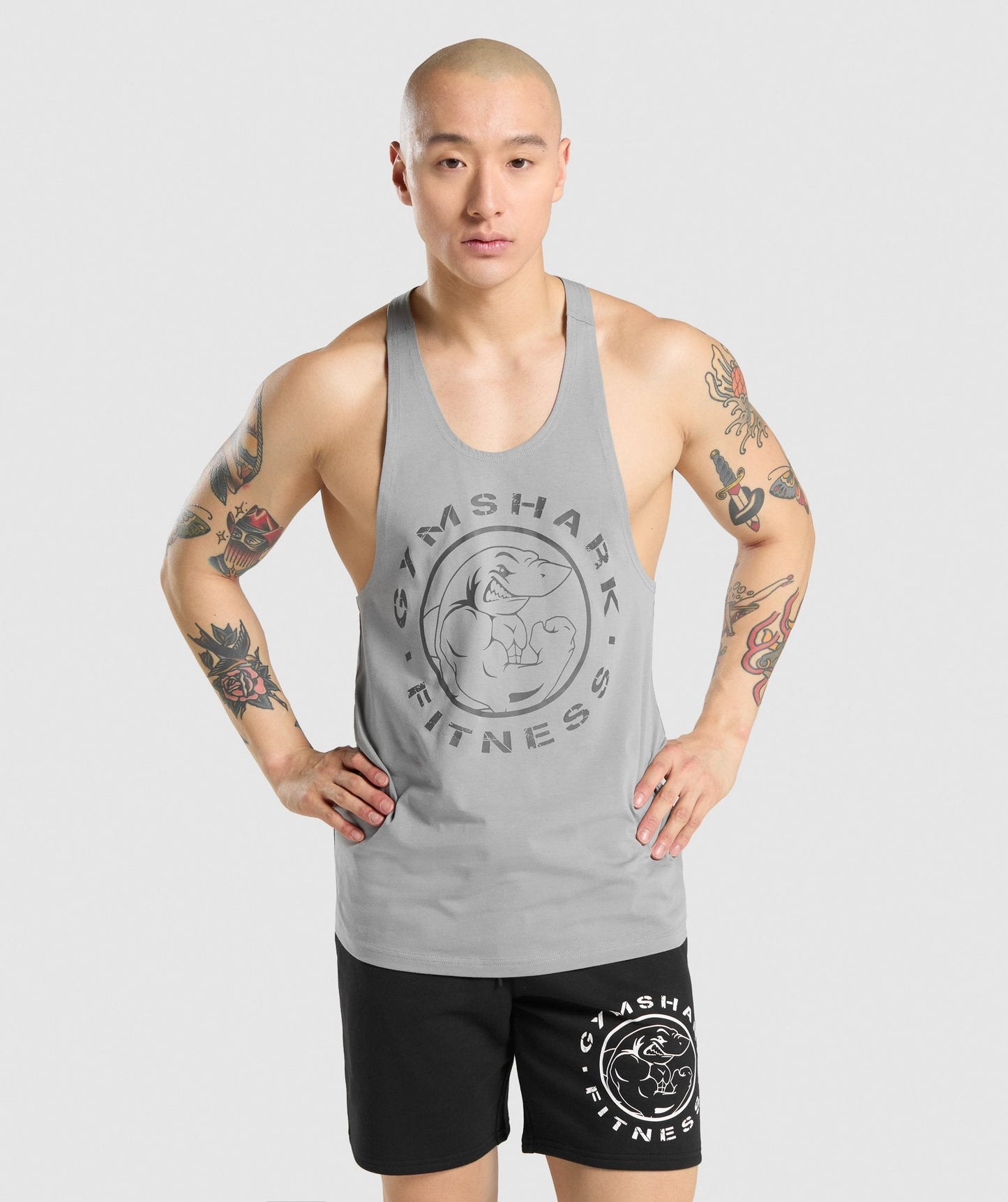 Gymshark Legacy Stringer - Smokey Grey