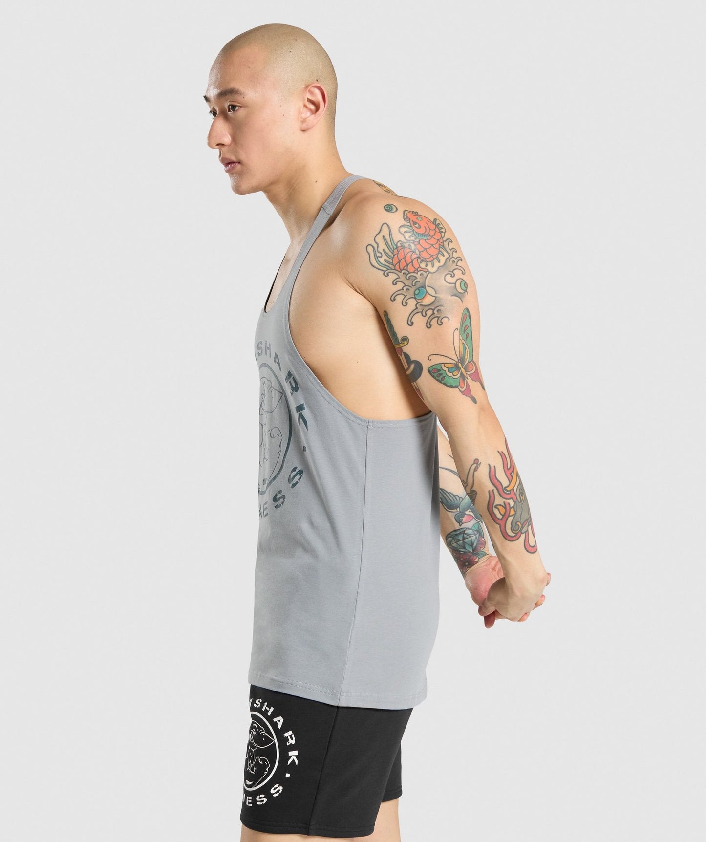 Gymshark Legacy Stringer - Smokey Grey