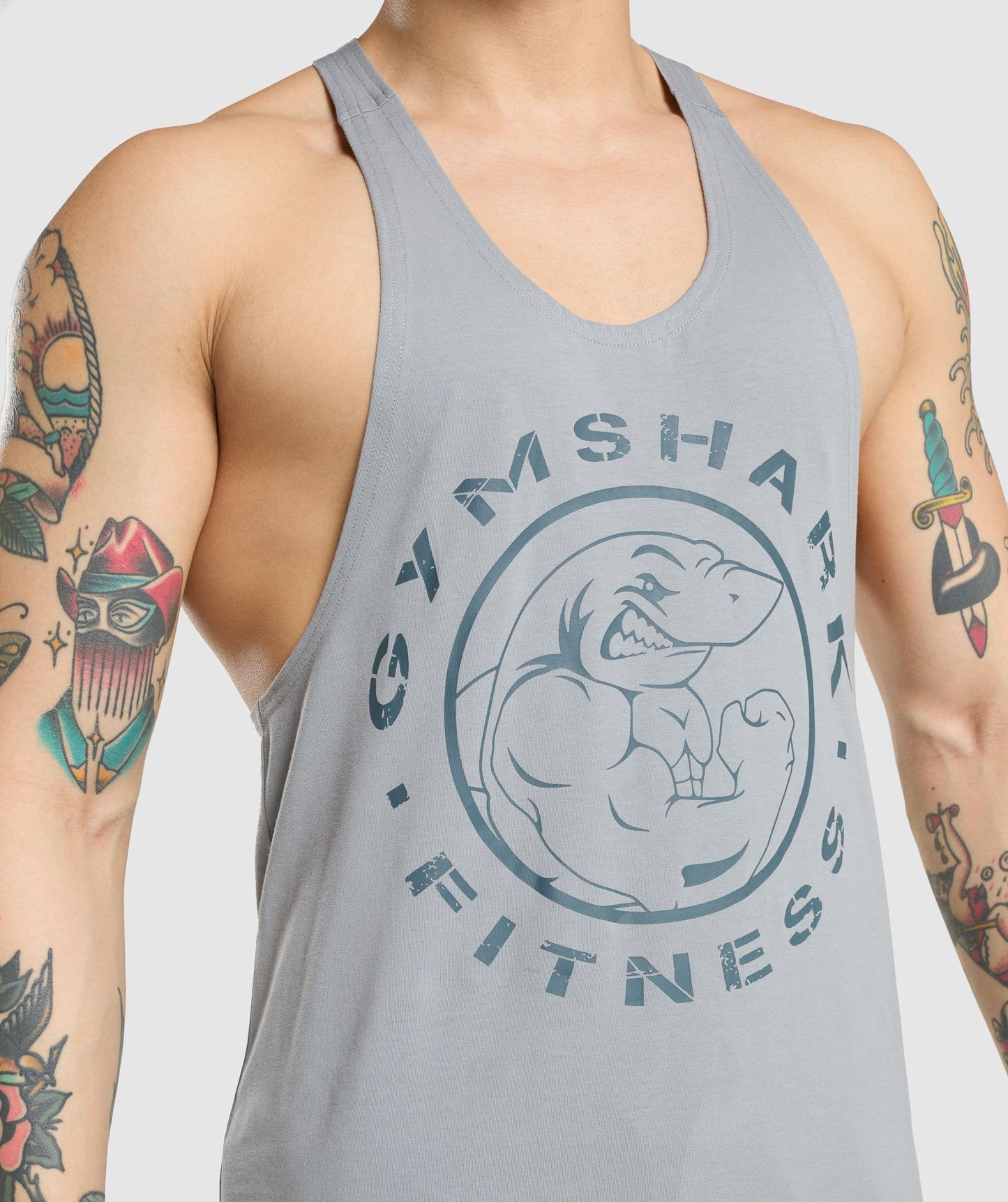 Gymshark Legacy Stringer - Smokey Grey