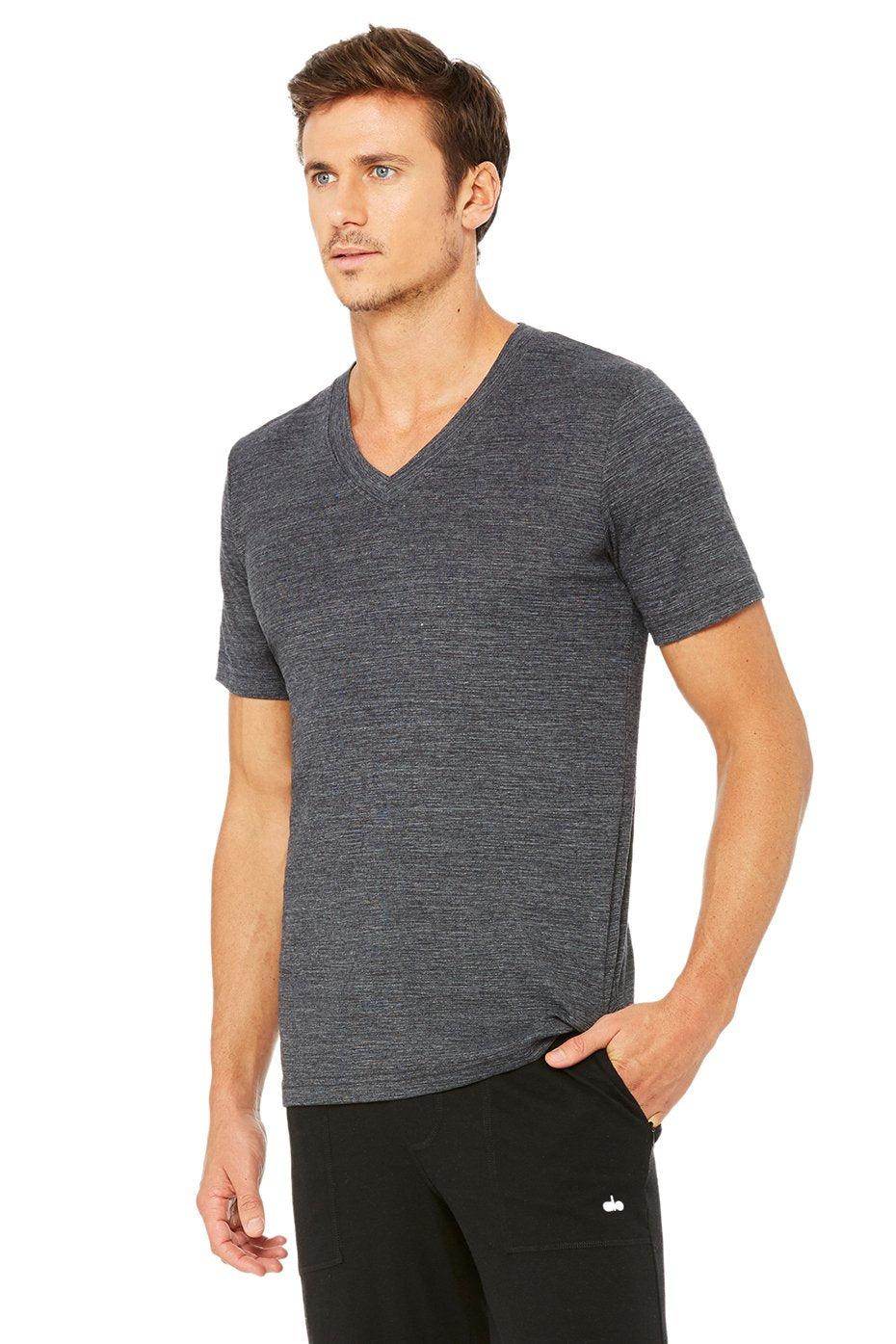 Triumph V-Neck Tee - Black Performance Blend