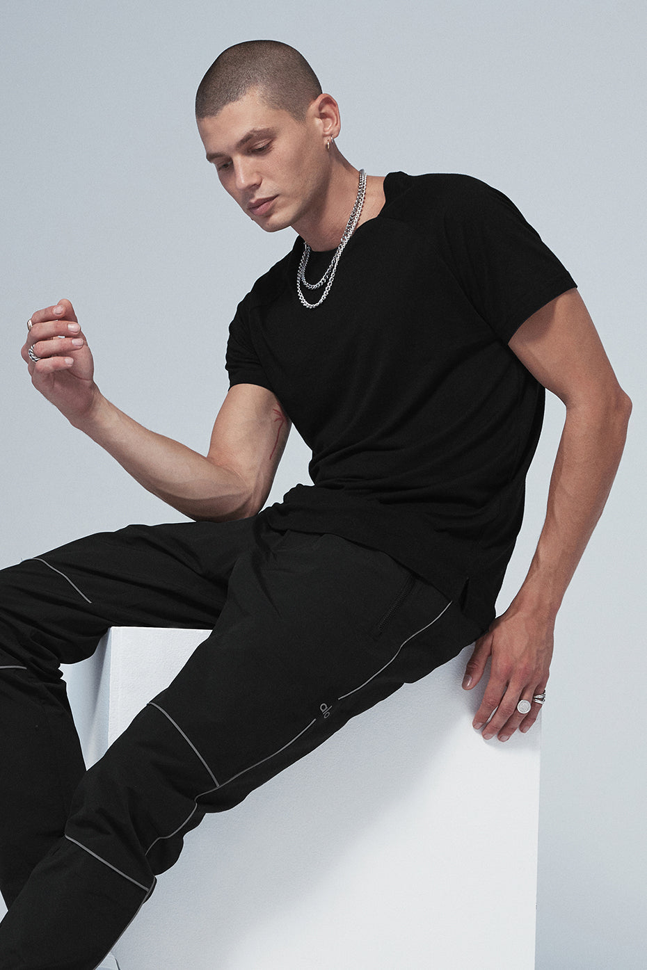 Triumph Crew Neck Tee - Black