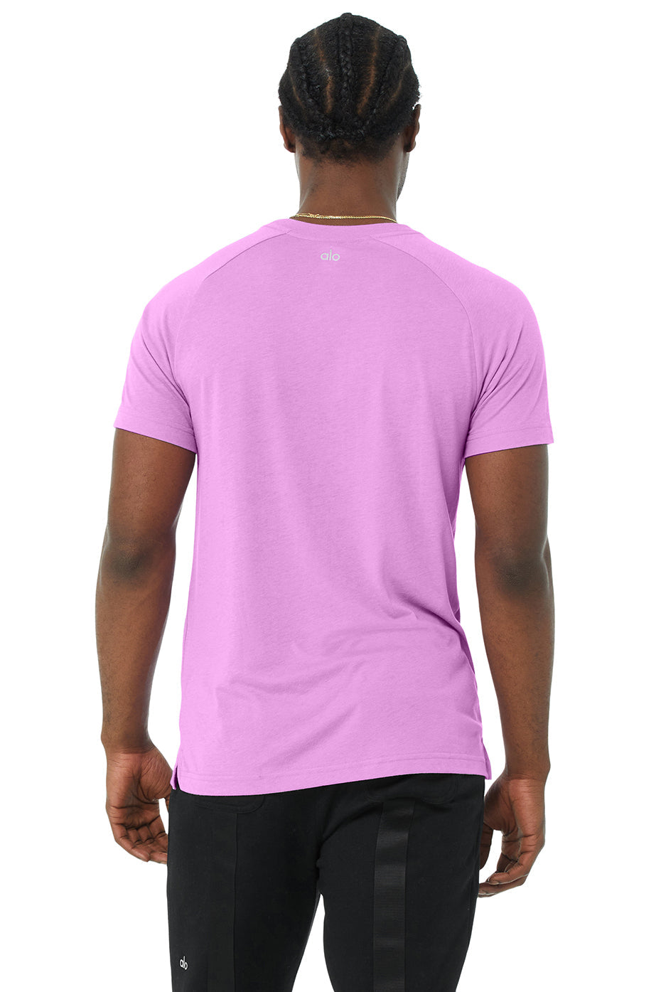The Triumph Crew Neck Tee - Bright Orchid