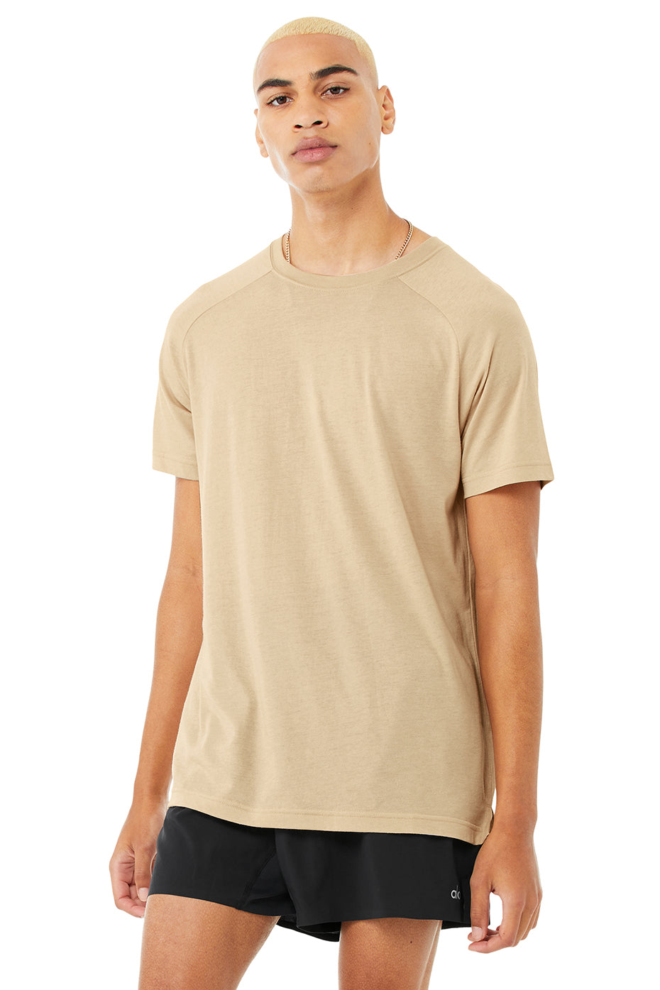 The Triumph Crew Neck Tee - Sand Dune