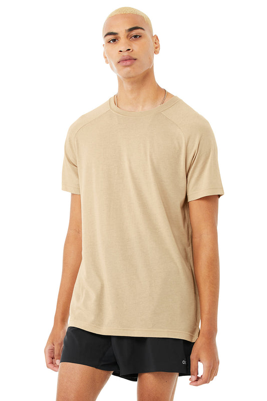 The Triumph Crew Neck Tee - Sand Dune
