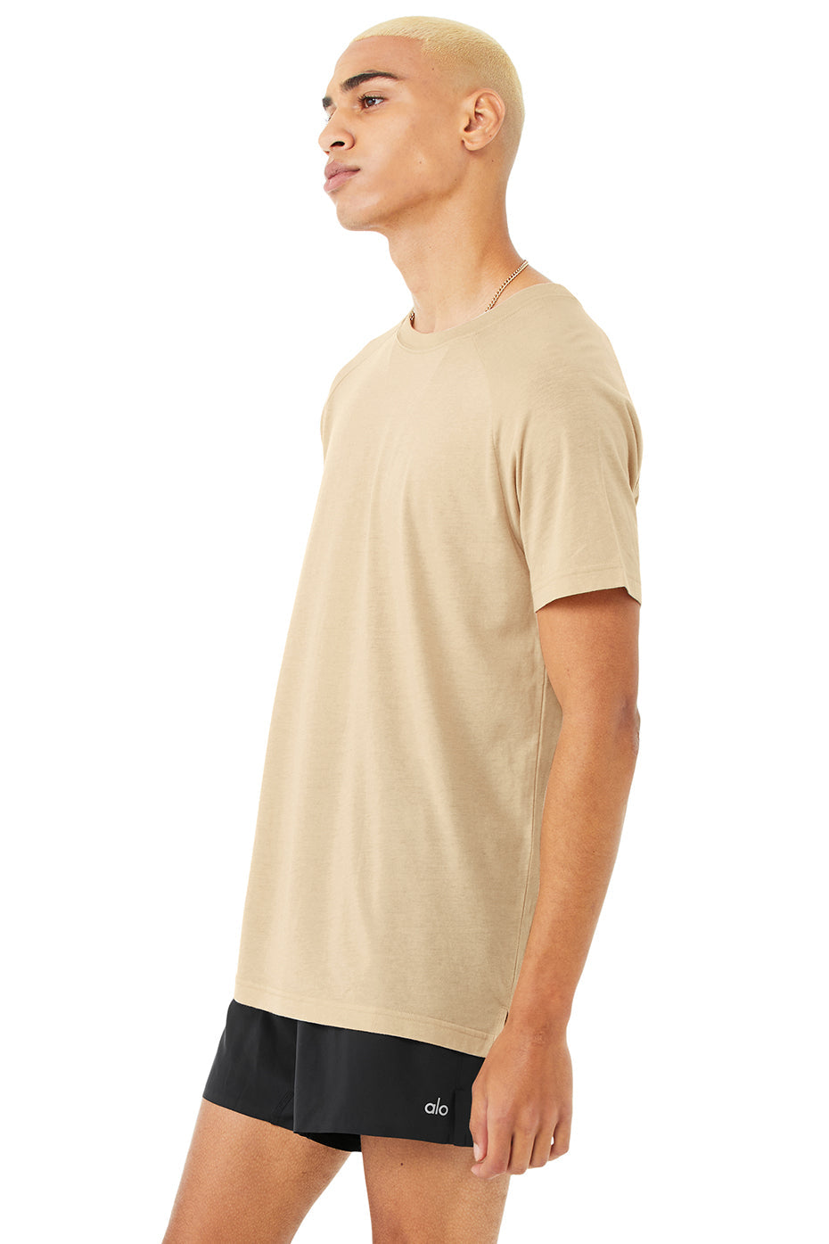 The Triumph Crew Neck Tee - Sand Dune