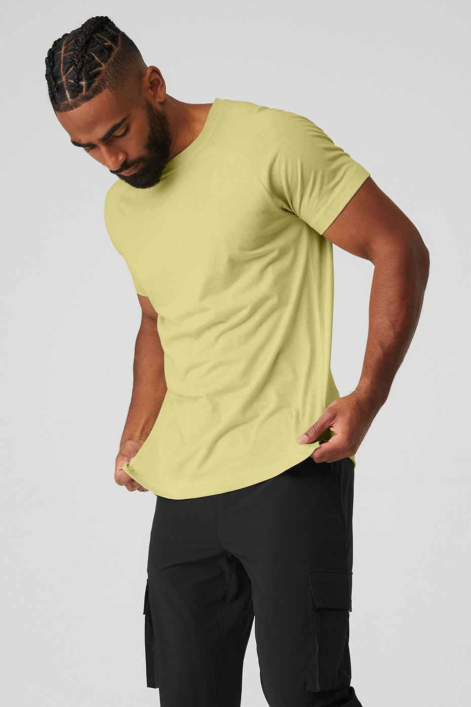 The Triumph Crew Neck Tee - Dusty Yellow