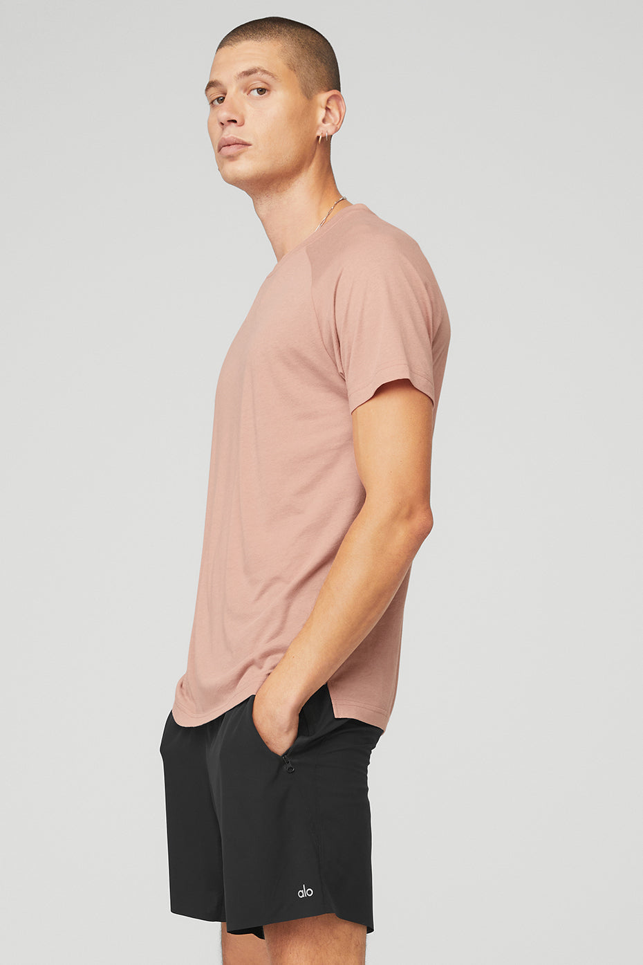 The Triumph Crew Neck Tee - Soft Clay
