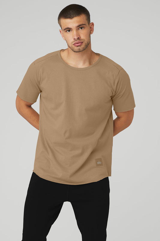 Society Crewneck Tee - Gravel