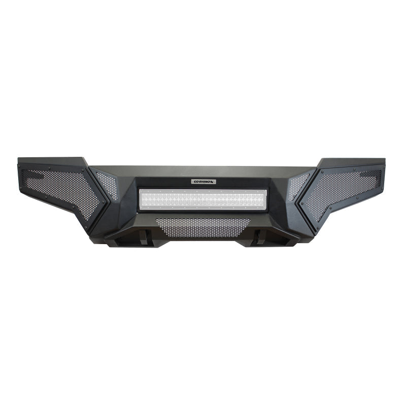 Go Rhino 16-21 Toyota Tacoma Element Front Bumper with Fixed Light Bar Mount Textured Black (gor34389T)