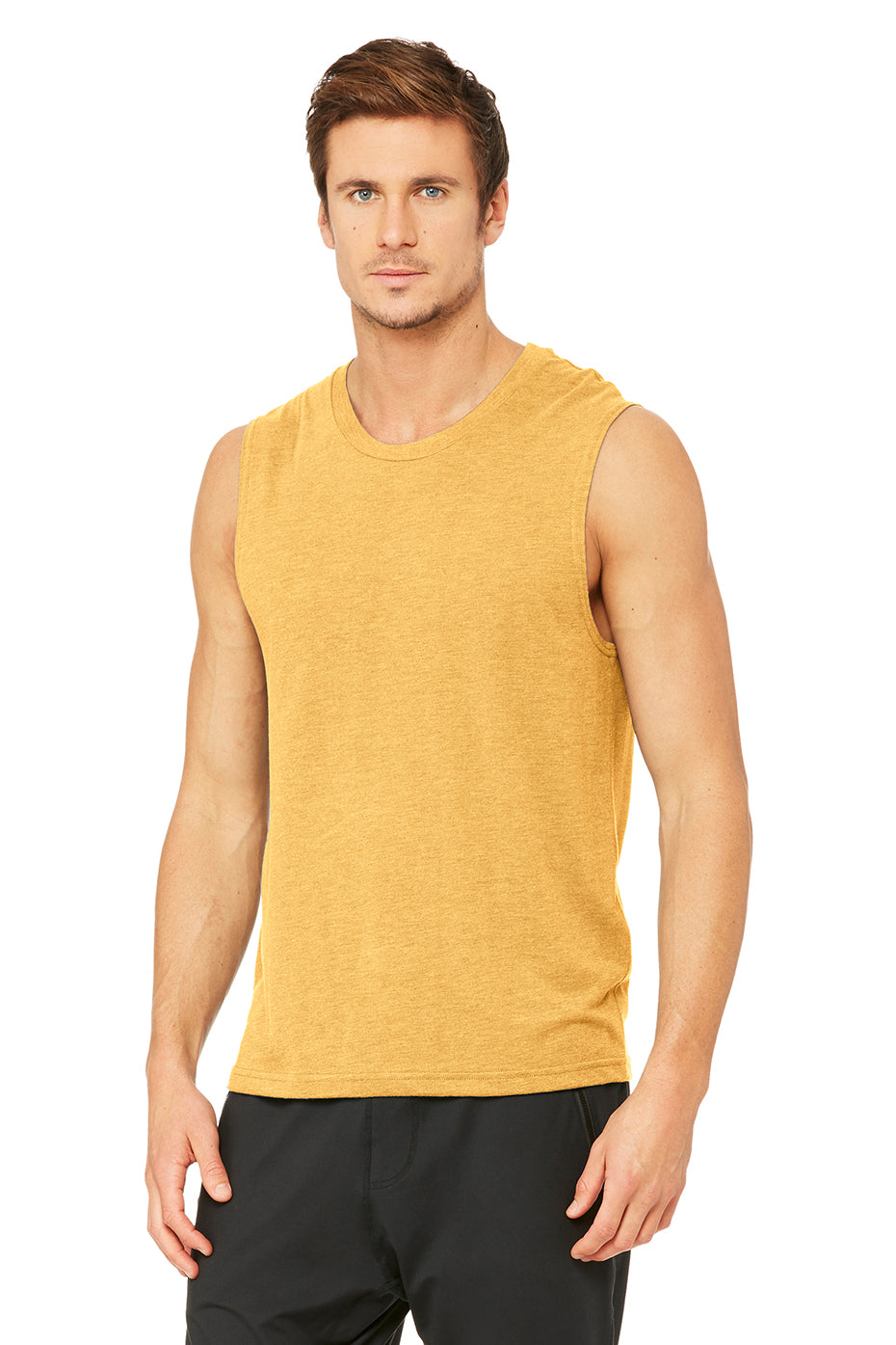 The Triumph Muscle Tank - Mustard