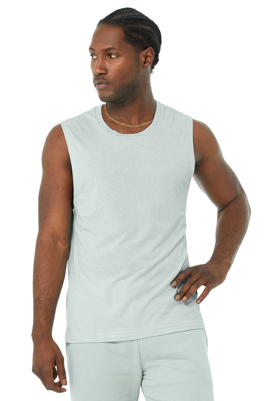 The Triumph Muscle Tank - Chalk Blue