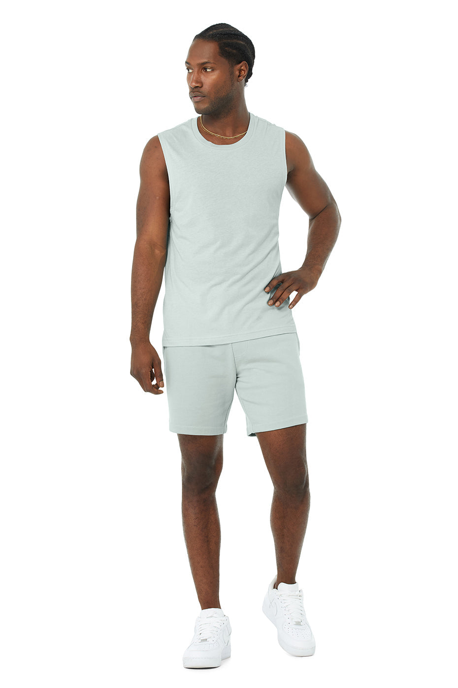 The Triumph Muscle Tank - Chalk Blue