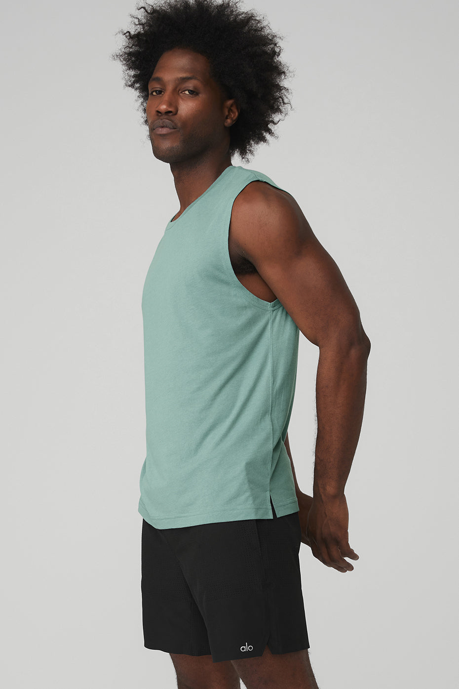 The Triumph Muscle Tank - Blue Agave