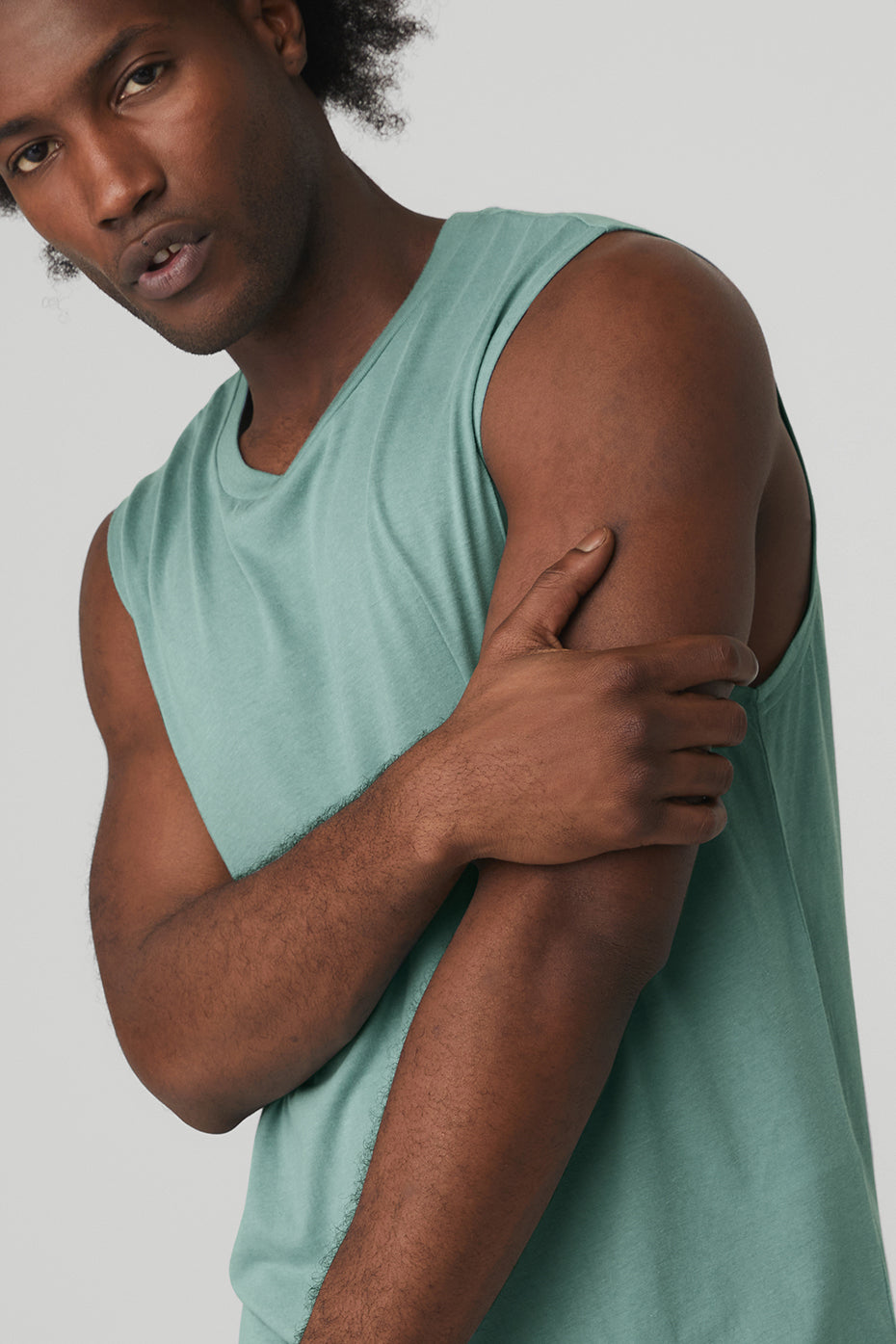 The Triumph Muscle Tank - Blue Agave