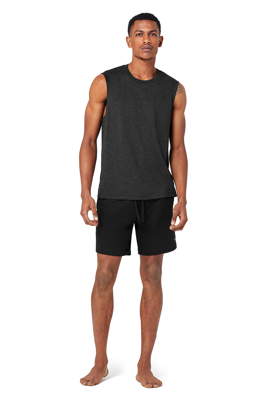 The Triumph Muscle Tank - Black Heather