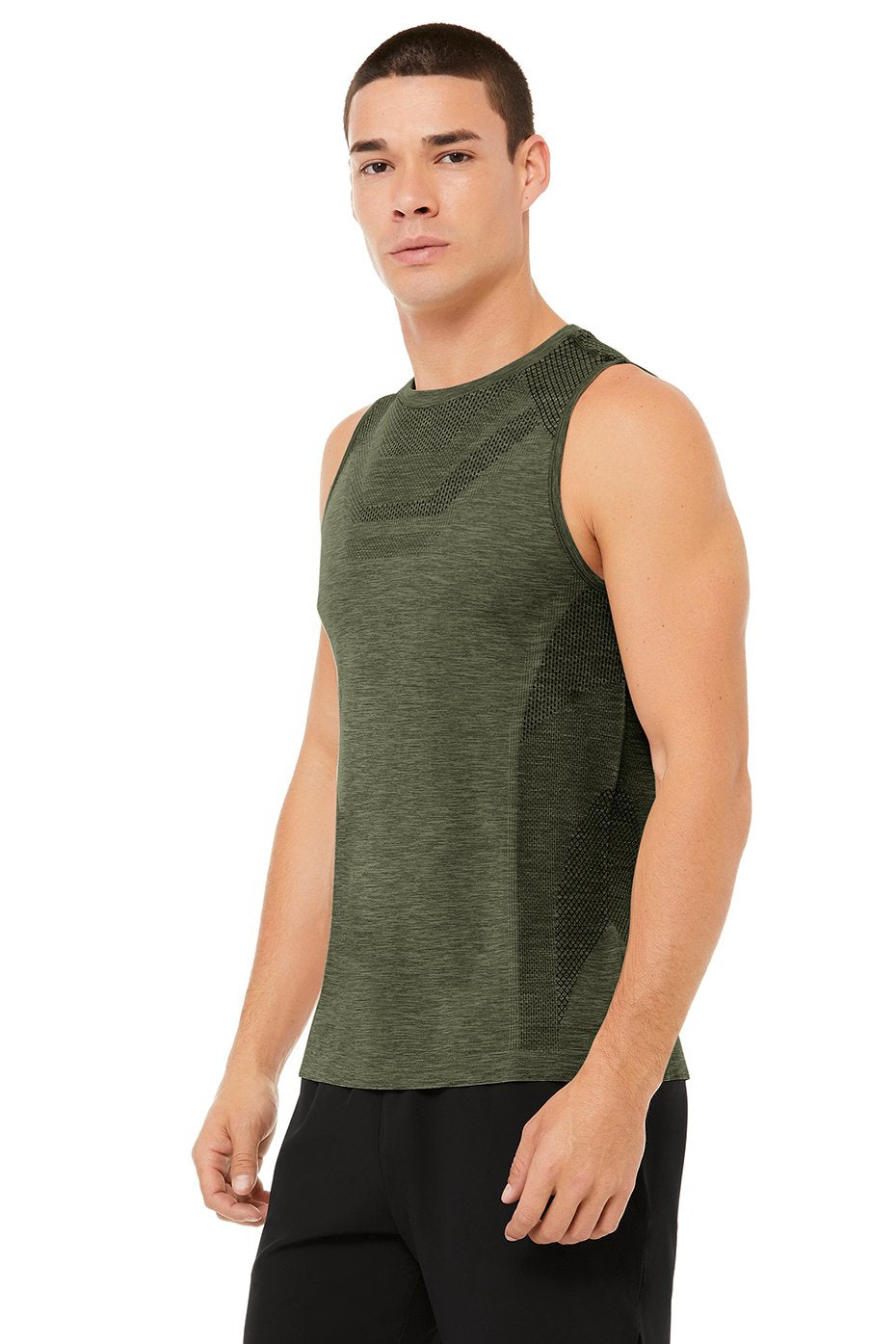 Amplify Seamless Muscle Tank - Hunter Heather