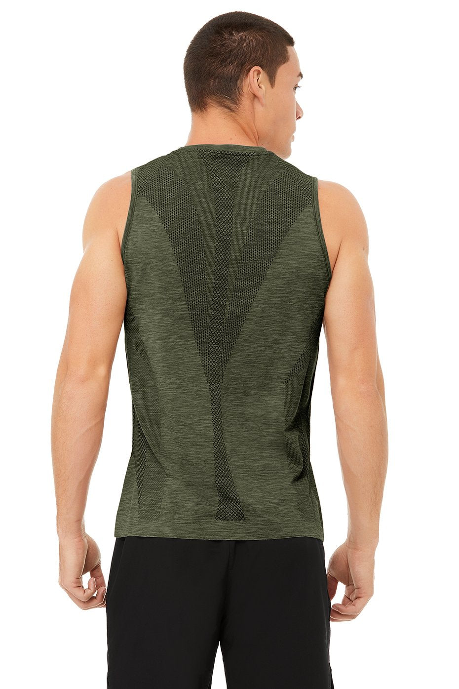 Amplify Seamless Muscle Tank - Hunter Heather