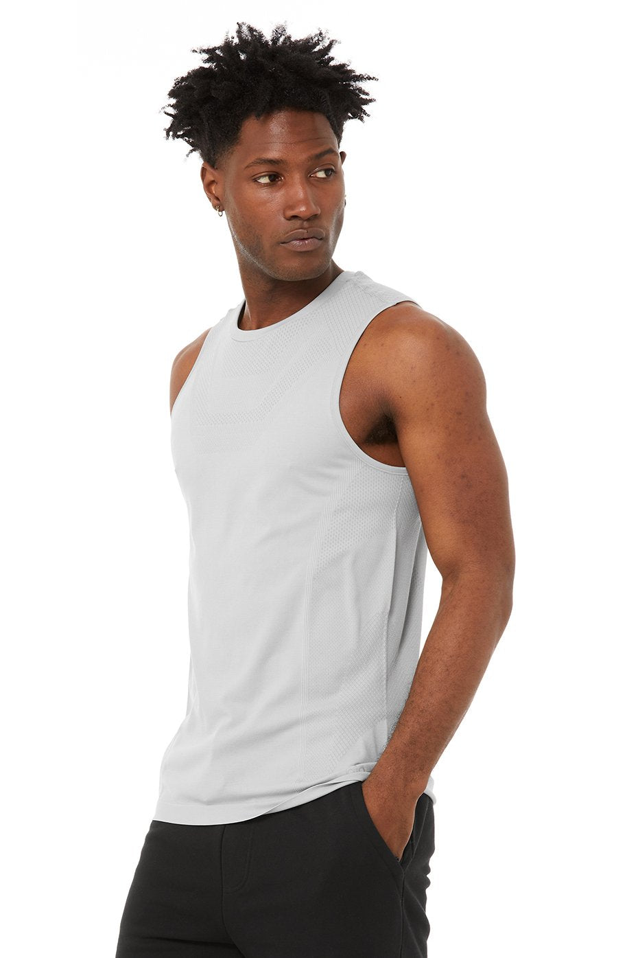 Amplify Seamless Muscle Tank - Athletic Heather Grey