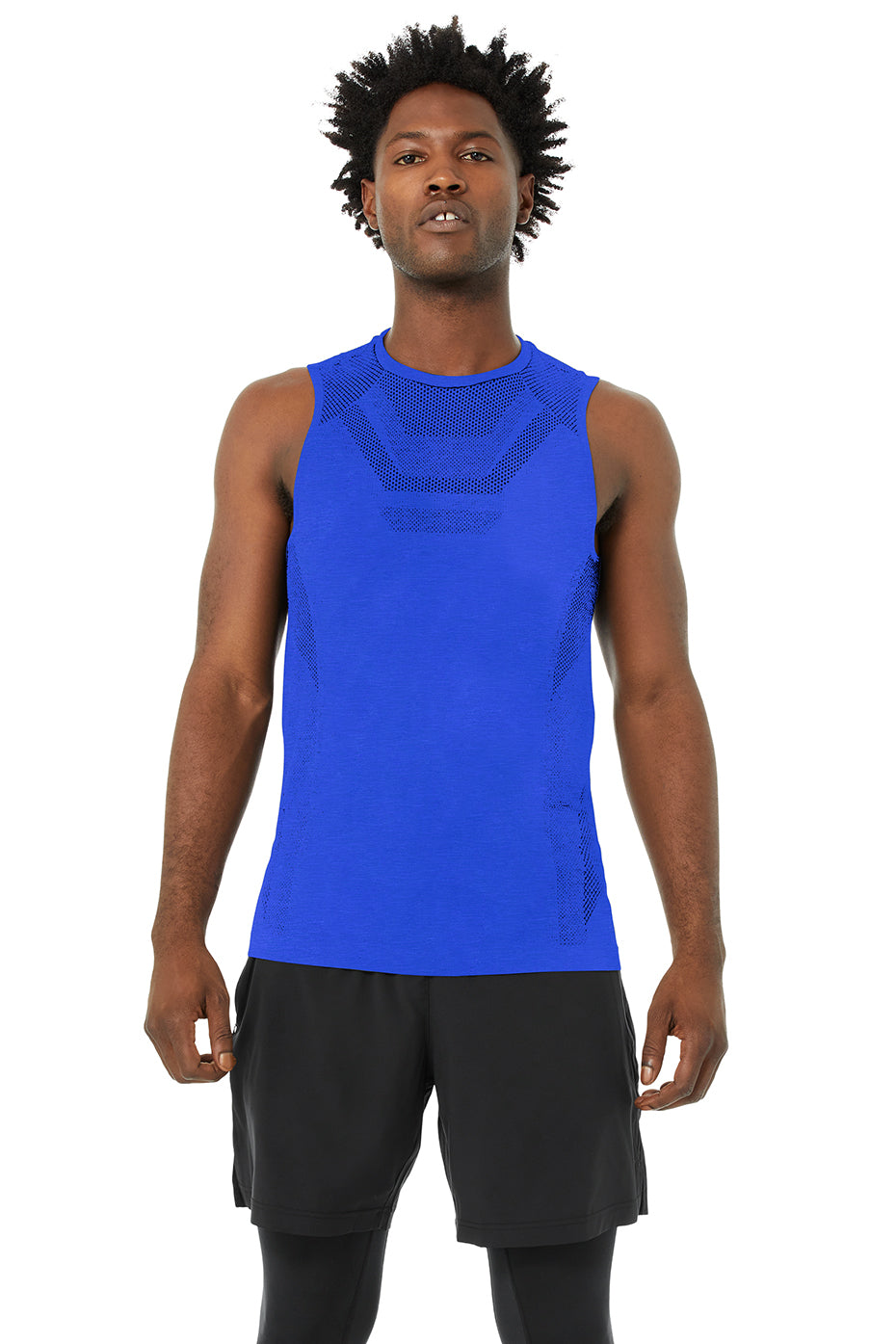 Amplify Seamless Muscle Tank - Alo Blue
