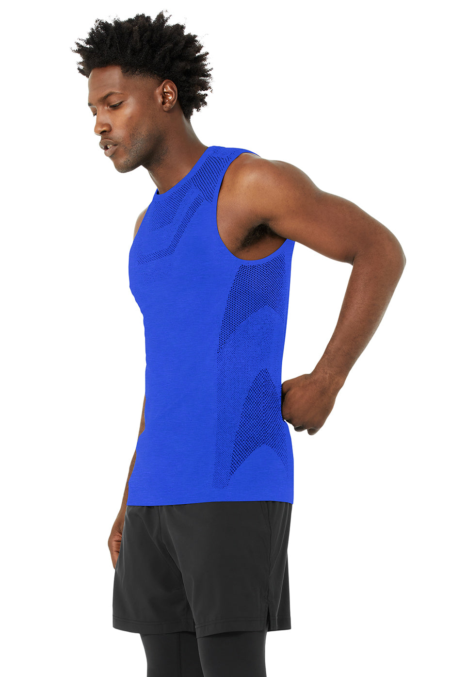Amplify Seamless Muscle Tank - Alo Blue