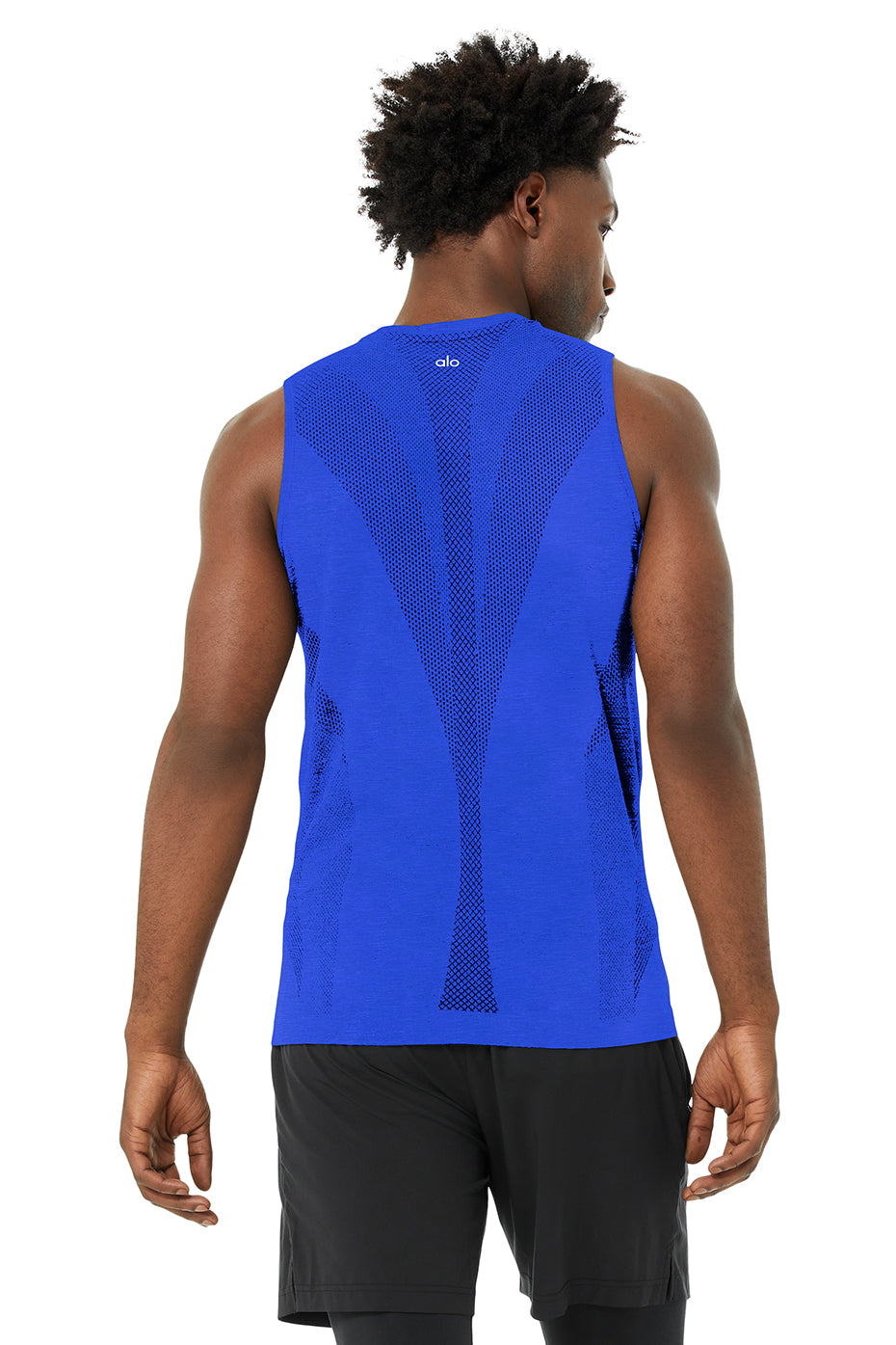 Amplify Seamless Muscle Tank - Alo Blue