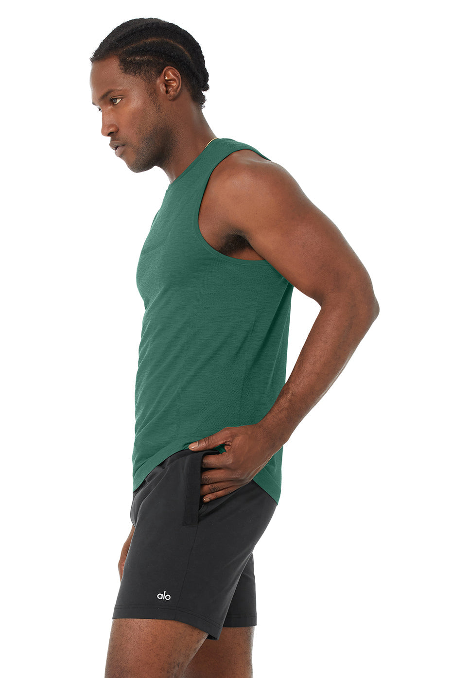 Amplify Seamless Muscle Tank - Dark Ivy