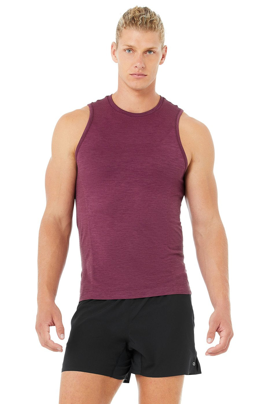 Amplify Seamless Muscle Tank - Varsity Cardinal