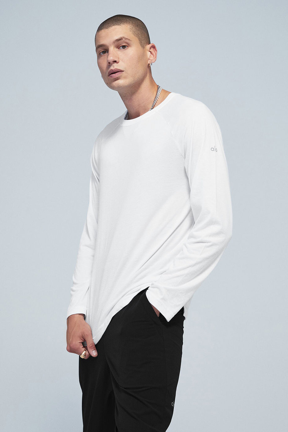 Triumph Long Sleeve Tee - White