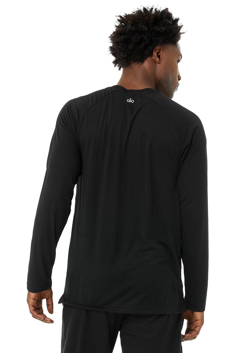 Triumph Long Sleeve Tee - Solid Black Triblend