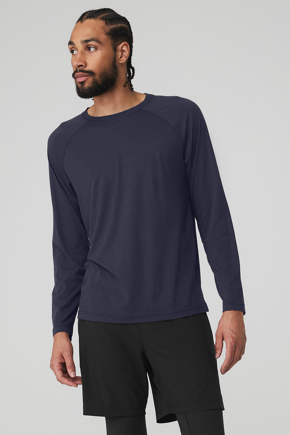Triumph Long Sleeve Tee - True Navy