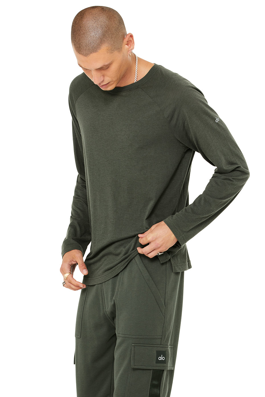 Triumph Long Sleeve Tee - Dark Cactus