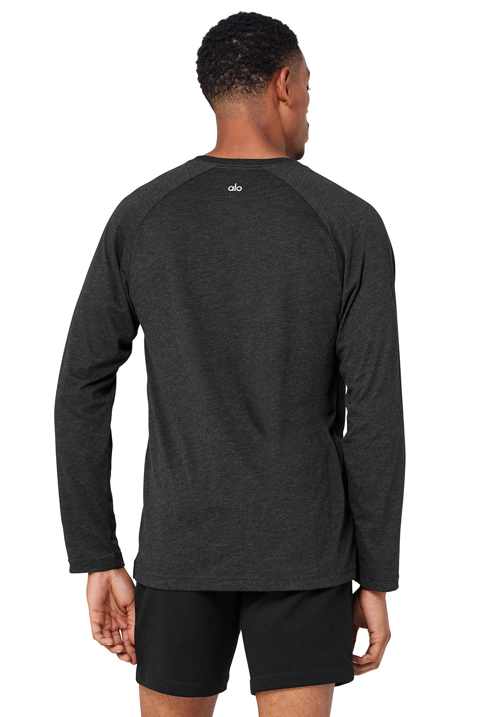 Triumph Long Sleeve Tee - Black Heather