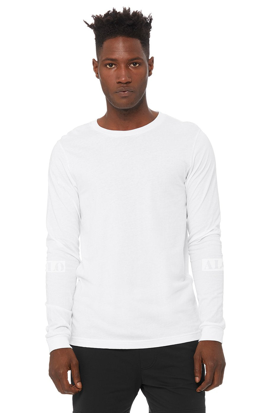 Stacked Long Sleeve Tee - White