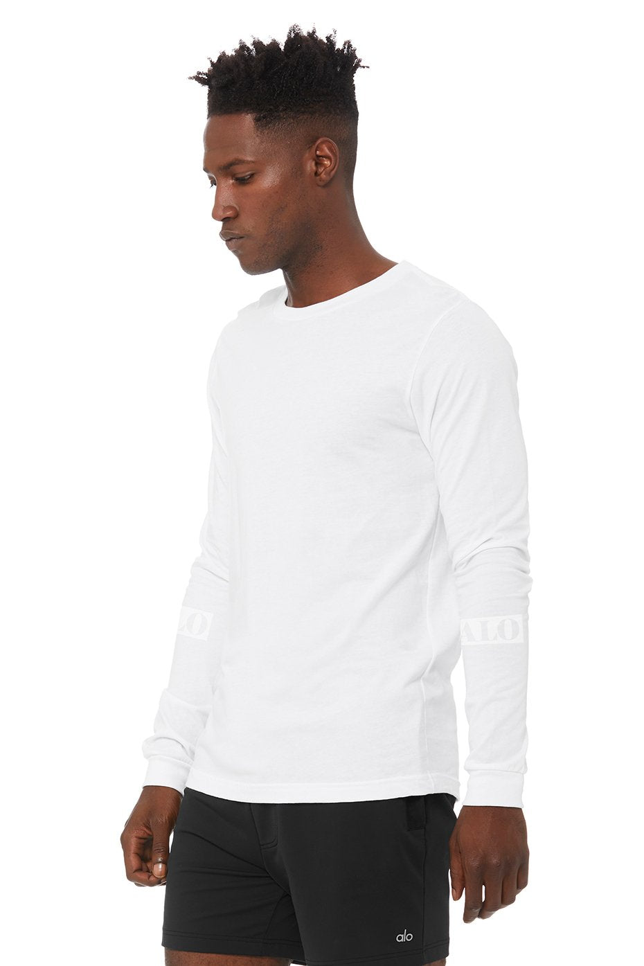 Stacked Long Sleeve Tee - White