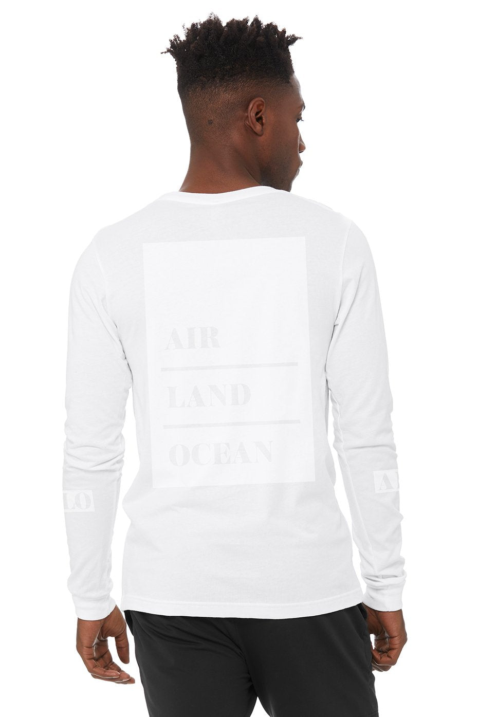 Stacked Long Sleeve Tee - White