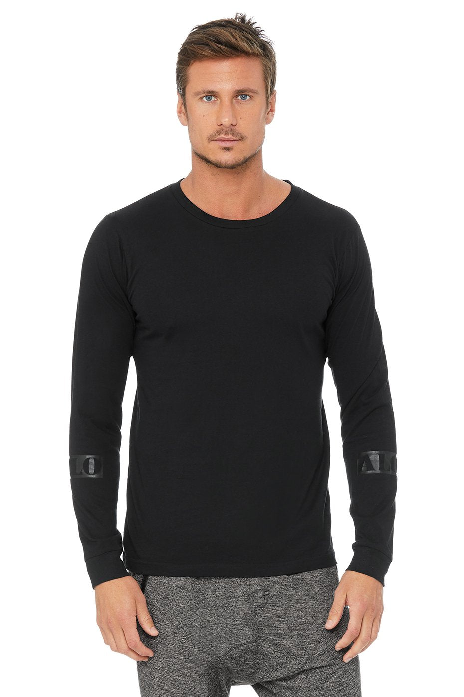 Stacked Long Sleeve Tee - Black