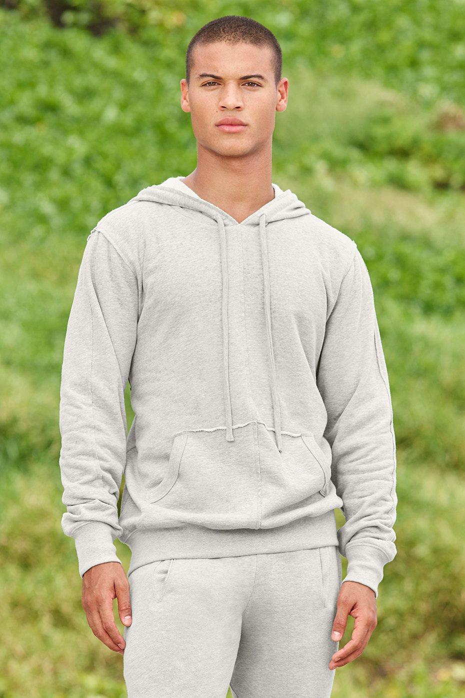 Raw Hoodie - Athletic Heather Grey