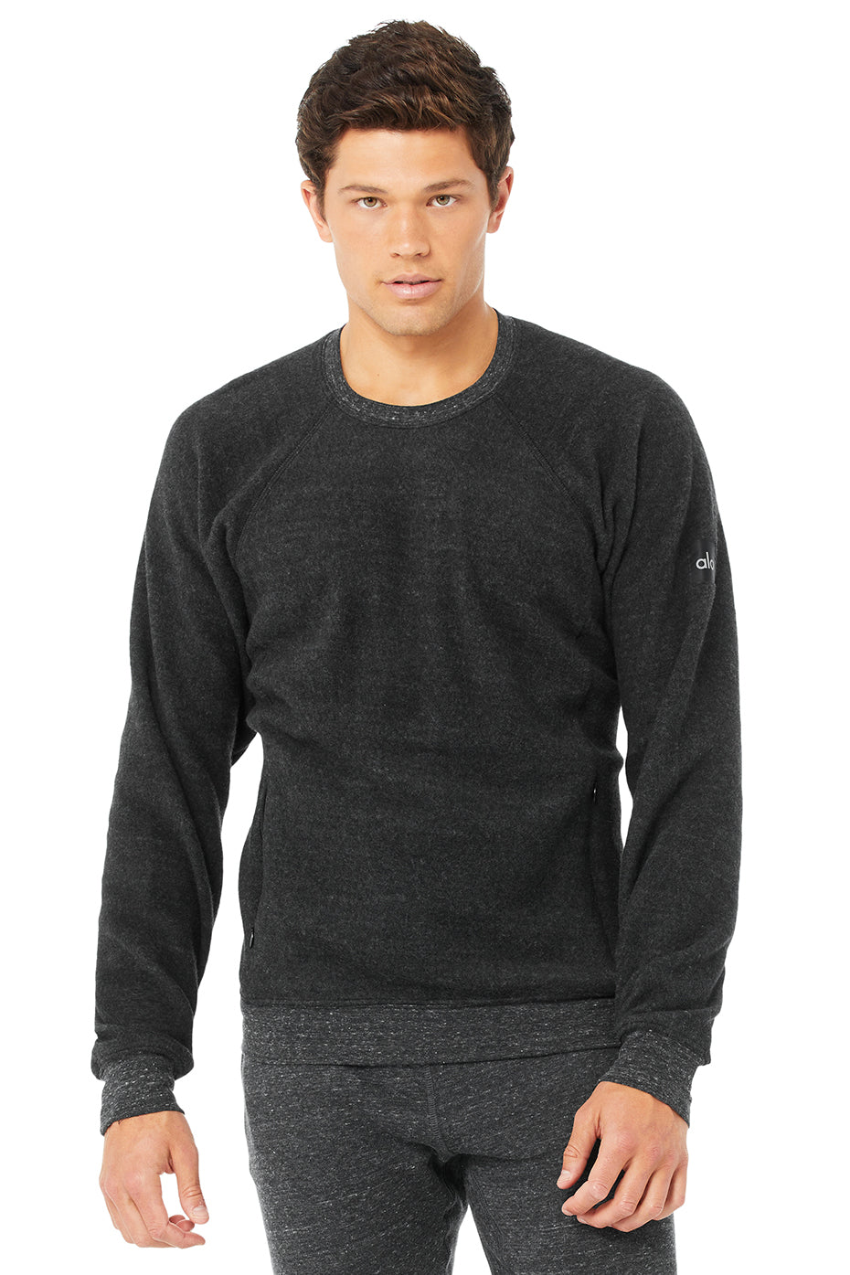 Triumph Crew Neck Sweatshirt - Charcoal Black Triblend
