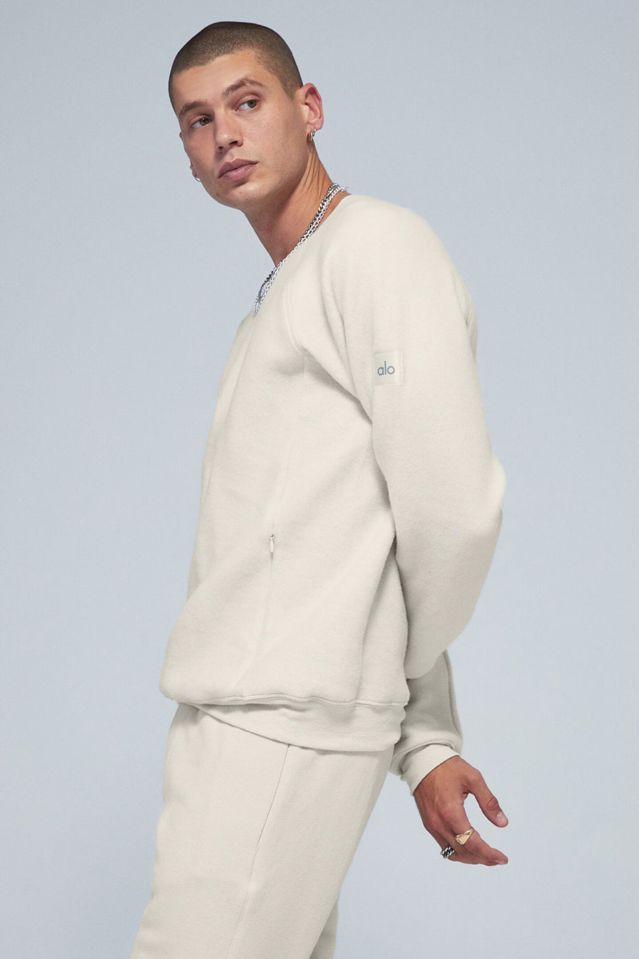 Triumph Crew Neck Sweatshirt - Bone