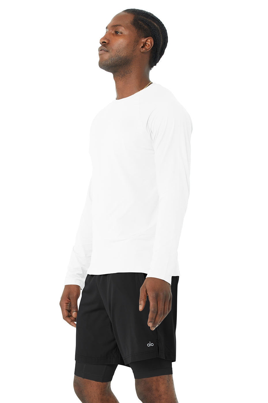 Idol Long Sleeve Performance Tee - White