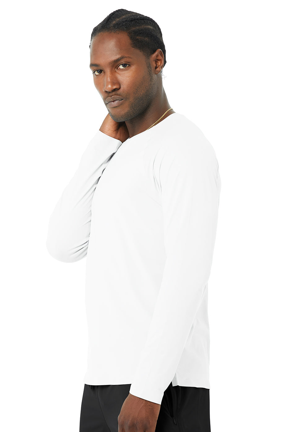 Idol Long Sleeve Performance Tee - White