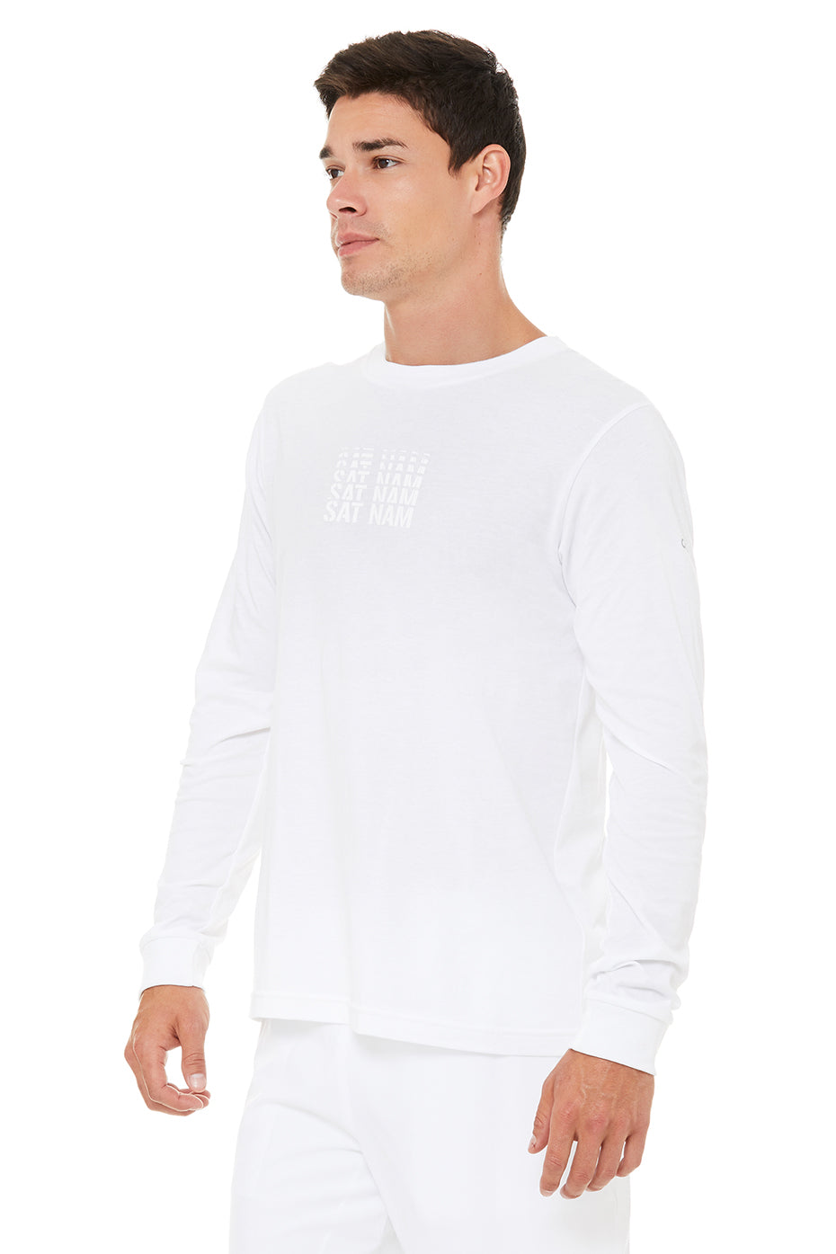 Sat Nam Long Sleeve Tee - White