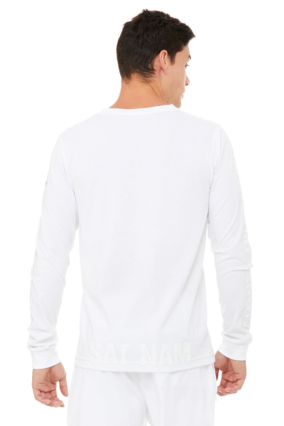 Sat Nam Long Sleeve Tee - White