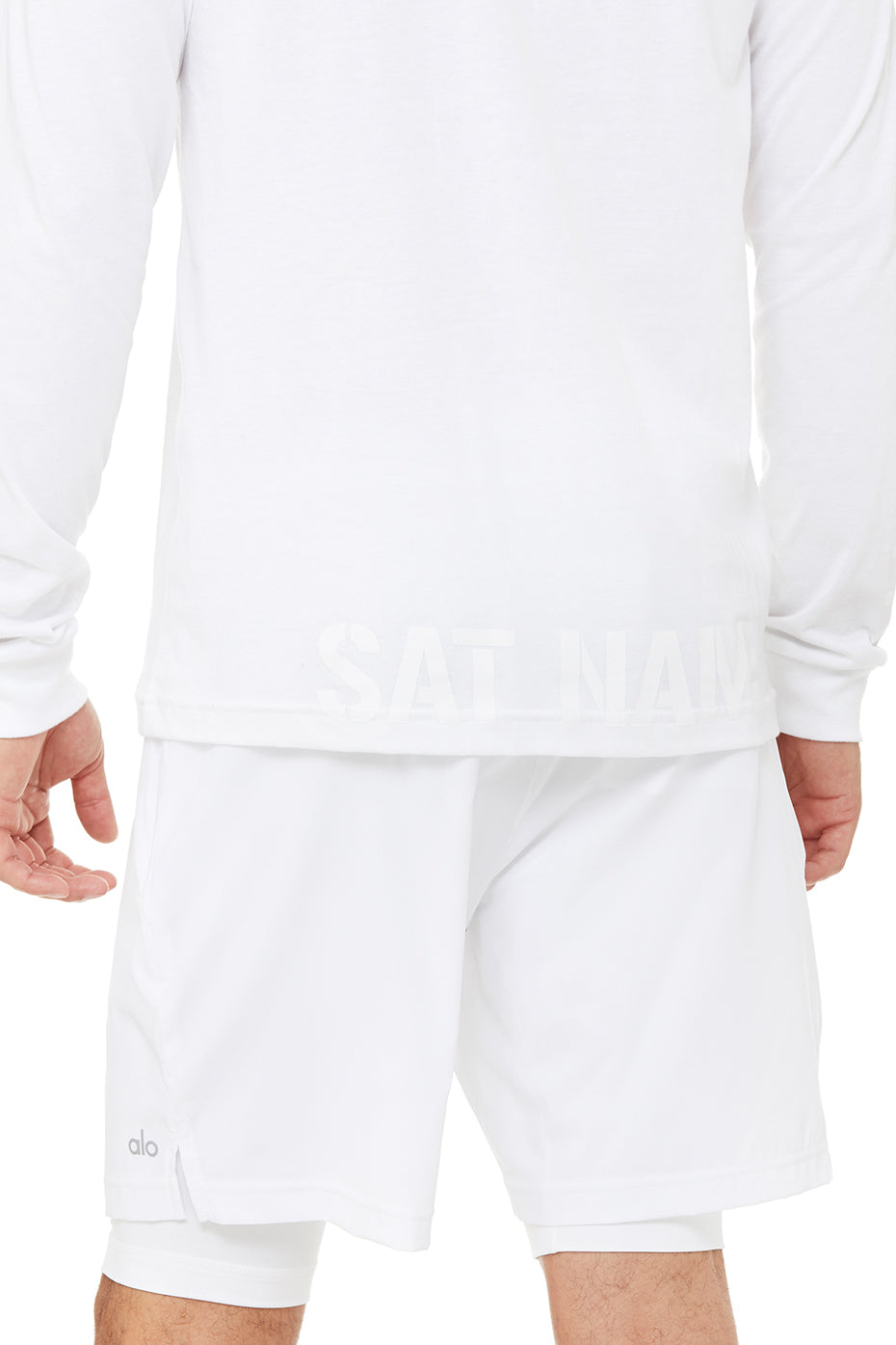 Sat Nam Long Sleeve Tee - White