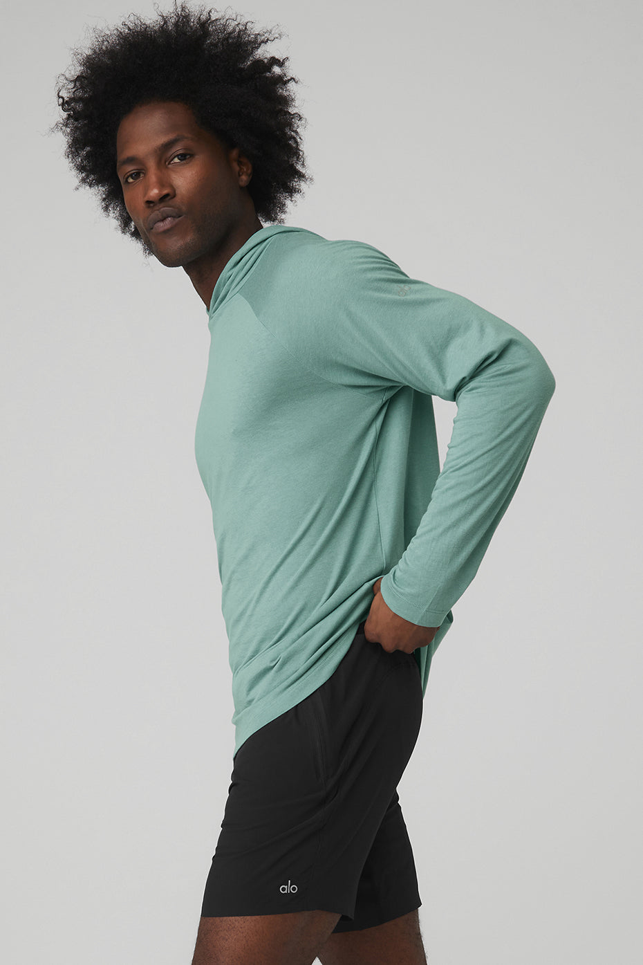 Core Hooded Runner - Blue Agave